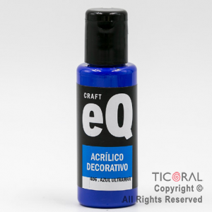 ACRIL.DECOR.EQ 406 AZUL ULTRAMAR 50ML X 6 UNIDADES